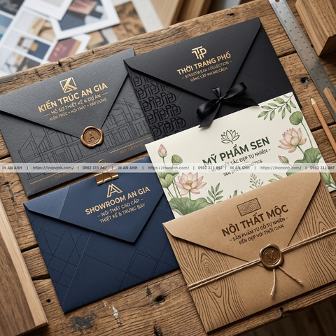 In Phong Bì A3, Khổ Lớn - Đựng Tài Liệu, Bản Vẽ, Catalogue Không Gấp