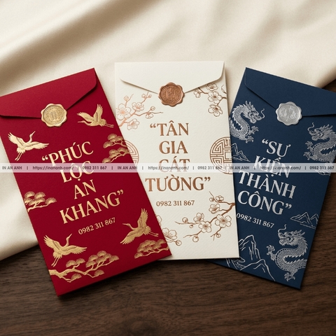 In Phong Bì Đựng Tiền, Chúc Mừng - Mừng Tuổi, Tân Gia, Sự Kiện