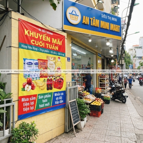 In Bạt Hiflex Quảng Cáo - Bền Màu Ngoài Trời, Khổ Lớn, Lấy Ngay Giá Rẻ