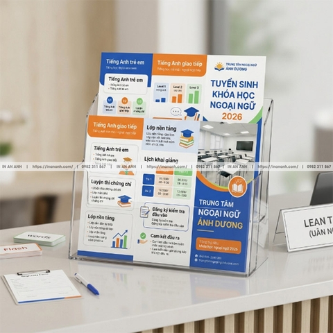 In Brochure Giáo Dục, Tuyển Sinh - Cho Trường, Trung Tâm Mùa Tuyển Sinh