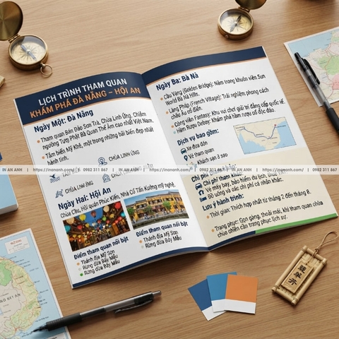 In Brochure Du Lịch, Tour - Giới Thiệu Tour Hấp Dẫn, Hình Ảnh Hút Khách