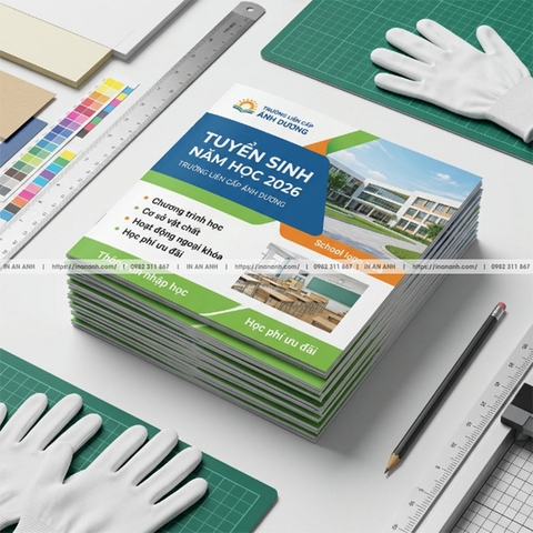 In Brochure Giáo Dục, Tuyển Sinh - Cho Trường, Trung Tâm Mùa Tuyển Sinh