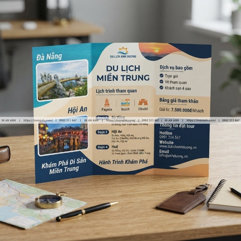 In Brochure Du Lịch, Tour - Giới Thiệu Tour Hấp Dẫn, Hình Ảnh Hút Khách