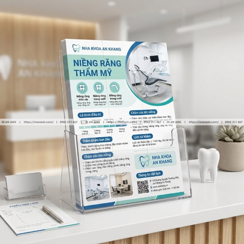 In Brochure Nha Khoa - Giới Thiệu Dịch Vụ Răng Hàm Mặt Chuyên Nghiệp