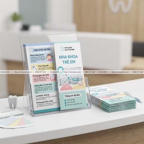 In Brochure Nha Khoa - Giới Thiệu Dịch Vụ Răng Hàm Mặt Chuyên Nghiệp