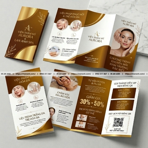 In Tờ Rơi Gấp 3 Giá Rẻ, Thiết Kế Brochure Đẹp Lấy Ngay