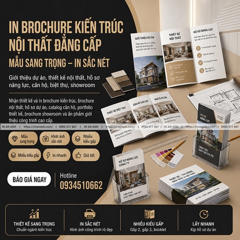 In Brochure Kiến Trúc, Nội Thất - Giới Thiệu Dự Án & Thiết Kế Đẳng Cấp