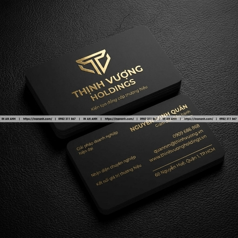 In Card Visit Công Ty Theo Bộ Nhận Diện - Đồng Bộ, Đẳng Cấp Thương Hiệu