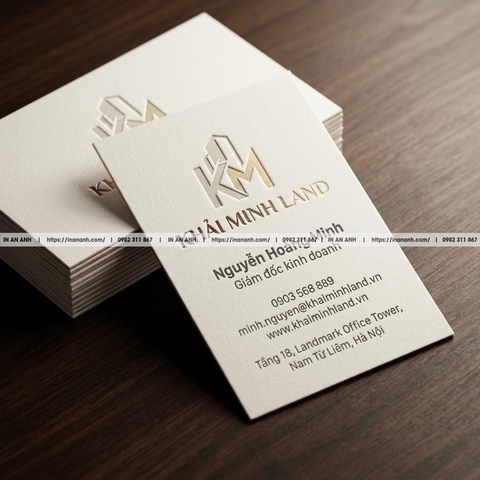 In Name Card Dập Nổi, Dập Chìm - Hiệu Ứng Nổi Khối Sang Trọng