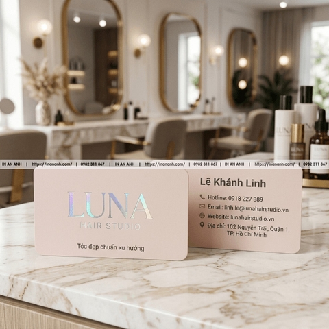 Card Visit Salon Tóc, Làm Đẹp - Phong Cách, Trẻ Trung, Cá Tính
