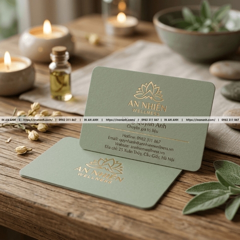 Card Visit Spa, Thẩm Mỹ Viện - Mẫu Sang Trọng, Nhẹ Nhàng, Tinh Tế