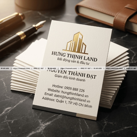 In Card Visit Giấy Mỹ Thuật Cao Cấp - Chất Giấy Sang, Định Vị Đẳng Cấp