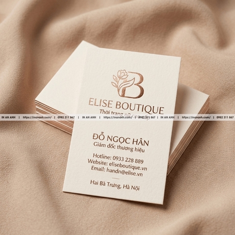 In Card Visit Giấy Mỹ Thuật Cao Cấp - Chất Giấy Sang, Định Vị Đẳng Cấp