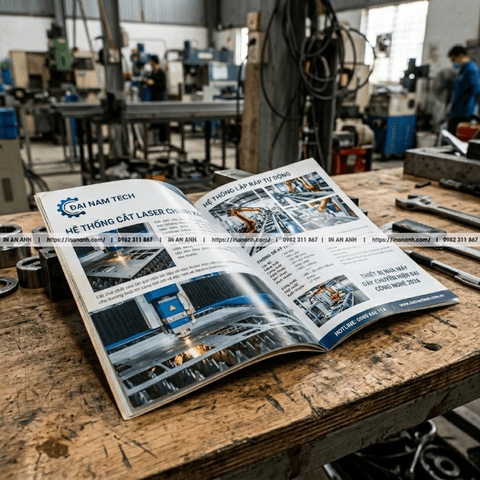 In Catalogue Cơ Khí, Công Nghiệp - Rõ Ràng, Bền, Đầy Đủ Thông Số Kỹ Thuật