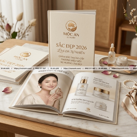 In Catalogue Giấy Mỹ Thuật - Chất Giấy Đặc Biệt Cho Thương Hiệu Cao Cấp