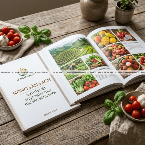 In Catalogue Thực Phẩm, Nông Sản, Nhà Hàng - Kích Thích Vị Giác
