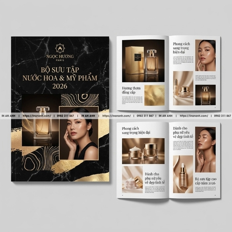 In Catalogue Thời Trang, Mỹ Phẩm - Phong Cách Lookbook, In Cao Cấp
