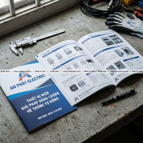 In Catalogue Cơ Khí, Công Nghiệp - Rõ Ràng, Bền, Đầy Đủ Thông Số Kỹ Thuật