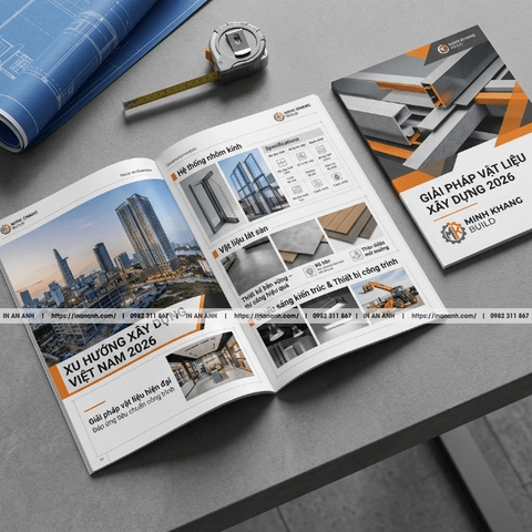 In Catalogue Kiến Trúc, Xây Dựng, Dự Án - Chuyên Nghiệp, Đầy Đủ Thông Số