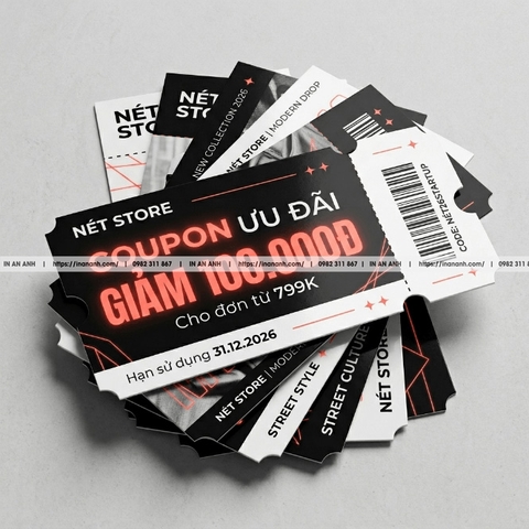 In Coupon Số Lượng Ít Cho Shop Khởi Nghiệp – Giá Tận Gốc
