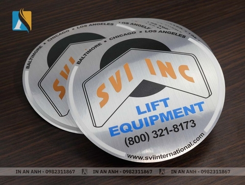 Mẫu sticker logo thương hiệu 3 In An Anh đã in