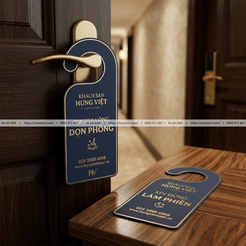 In Thẻ Treo Cửa (Door Hanger) - Cho Khách Sạn, Homestay, Cửa Hàng