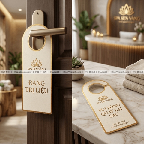 In Thẻ Treo Cửa (Door Hanger) - Cho Khách Sạn, Homestay, Cửa Hàng