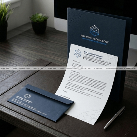 In Giấy Tiêu Đề Song Ngữ Anh - Việt - Letterhead Chuẩn Quốc Tế Cho Công Ty FDI