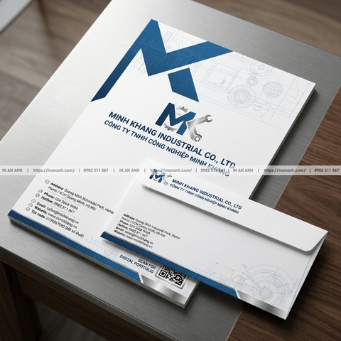 In Giấy Tiêu Đề Song Ngữ Anh - Việt - Letterhead Chuẩn Quốc Tế Cho Công Ty FDI