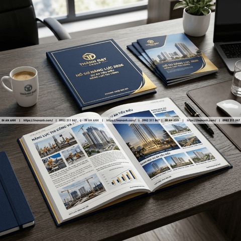 In Company Profile, Hồ Sơ Năng Lực - Catalogue Giới Thiệu Công Ty Đẳng Cấp