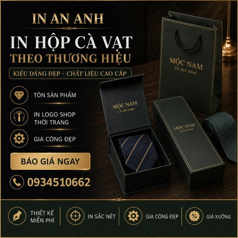 Hộp Cà Vạt Theo Thương Hiệu - Kiểu Dáng Đẹp, Chất Liệu Cao Cấp