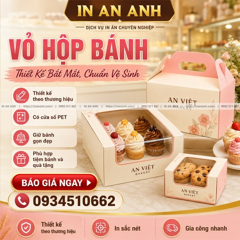 Vỏ Hộp Bánh - Thiết Kế Bắt Mắt, Chuẩn Vệ Sinh