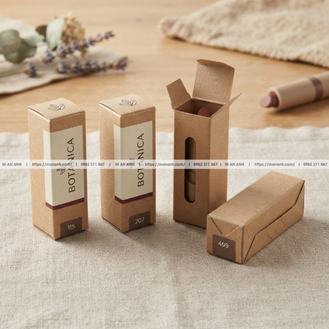 In Hộp Đựng Son Giá Rẻ Thiết Kế Vỏ Hộp Son Môi Đẹp Tại Xưởng