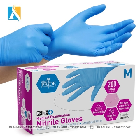 In hộp găng tay y tế giá rẻ tại Hà Nội, chuẩn bộ y tế