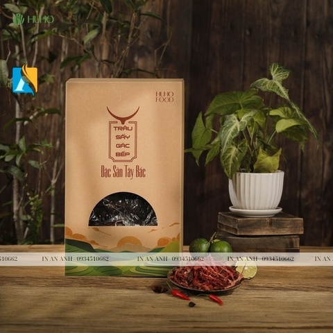 In hộp giấy đựng thịt trâu gác bếp chất lượng, giá rẻ Hà Nội