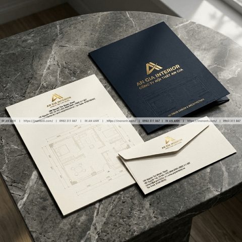 In Giấy Tiêu Đề Song Ngữ Anh - Việt - Letterhead Chuẩn Quốc Tế Cho Công Ty FDI