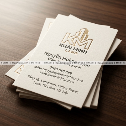 In Name Card Dập Nổi, Dập Chìm - Hiệu Ứng Nổi Khối Sang Trọng