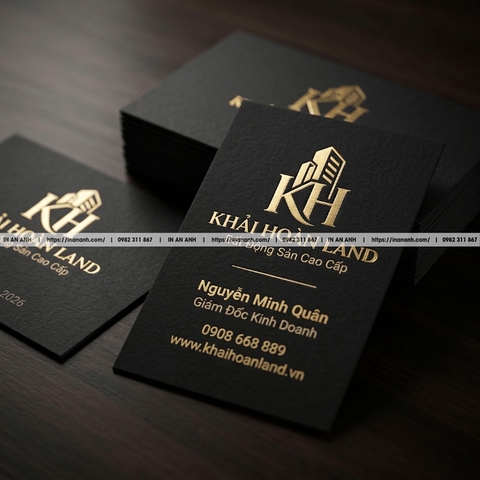 In Card Visit Ép Kim Cao Cấp - Sang Trọng, Bám Mực Sắc Nét