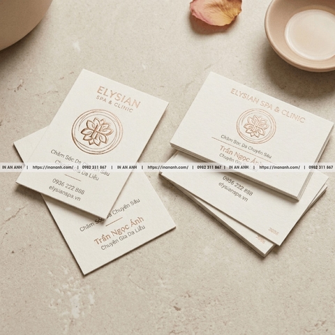 In Card Visit Ép Kim Cao Cấp - Sang Trọng, Bám Mực Sắc Nét