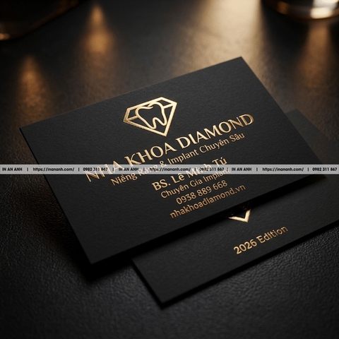 In Card Visit Ép Kim Cao Cấp - Sang Trọng, Bám Mực Sắc Nét