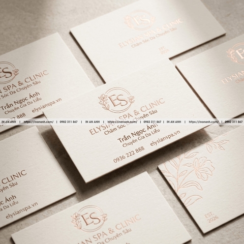 In Card Visit Ép Kim Cao Cấp - Sang Trọng, Bám Mực Sắc Nét