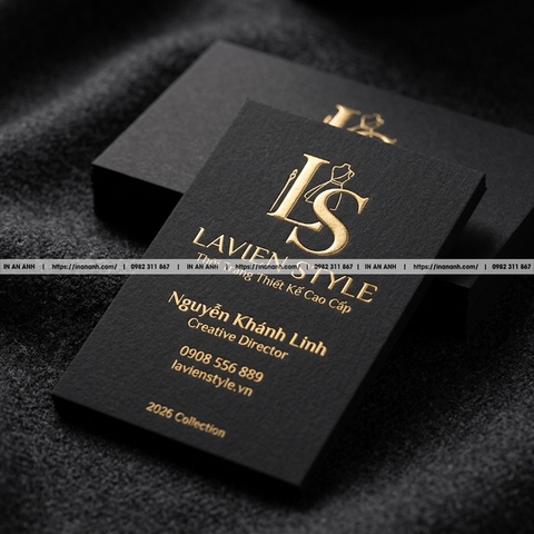 In Card Visit Ép Kim Cao Cấp - Sang Trọng, Bám Mực Sắc Nét