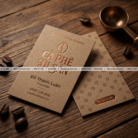In Card Visit Ép Kim Cao Cấp - Sang Trọng, Bám Mực Sắc Nét