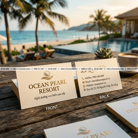 Card Visit Nhà Hàng, Khách Sạn - Sang Trọng, Đậm Bản Sắc Thương Hiệu