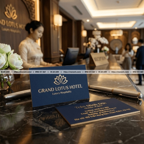Card Visit Nhà Hàng, Khách Sạn - Sang Trọng, Đậm Bản Sắc Thương Hiệu