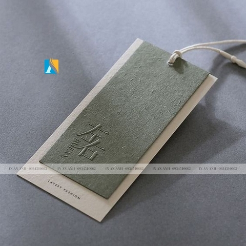 Nhãn satin in logo