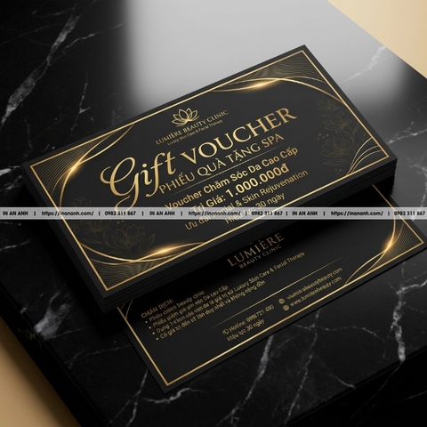In Voucher Cho Spa – Thẩm Mỹ – Nail – Clinic