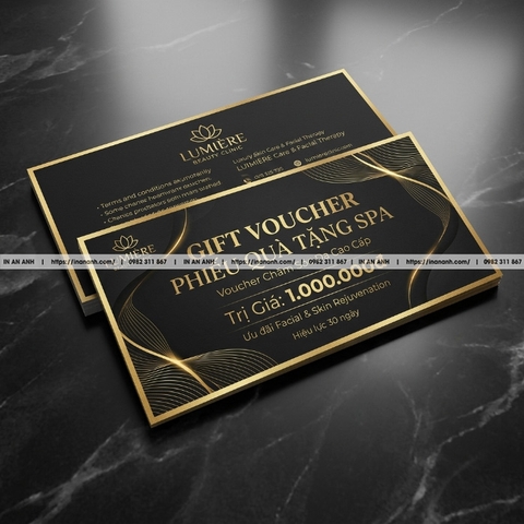 In Voucher Cho Spa – Thẩm Mỹ – Nail – Clinic