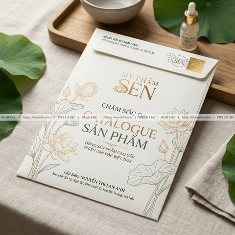 In Phong Bì A3, Khổ Lớn - Đựng Tài Liệu, Bản Vẽ, Catalogue Không Gấp