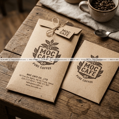 In Phong Bì Trắng, Màu, Kraft - Đủ Màu Sắc & Chất Liệu Theo Nhu Cầu